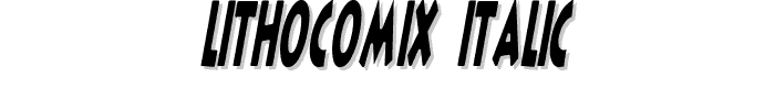 LithoComix Italic font